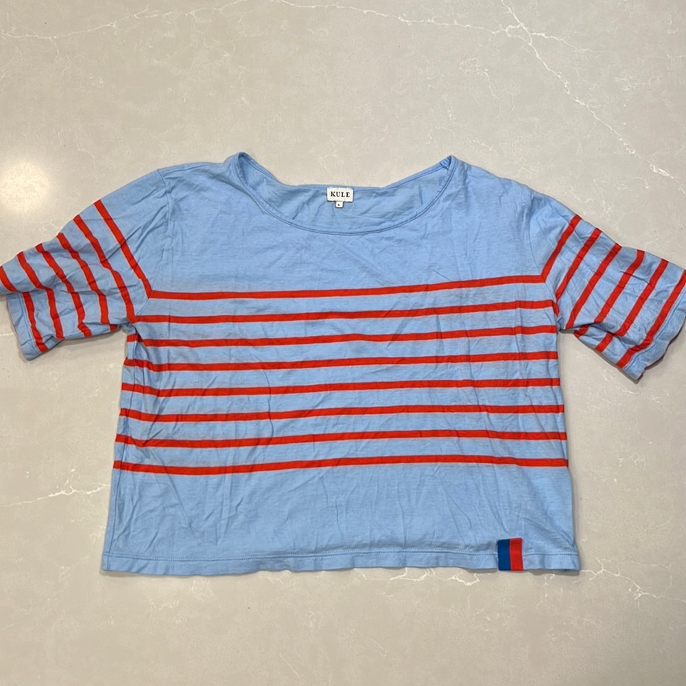 KULE The Baja Tee (Blue/Poppy)